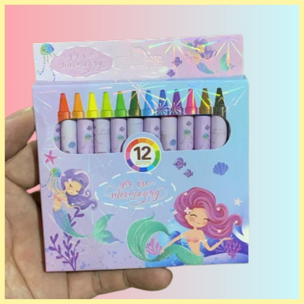 mermaid crayon