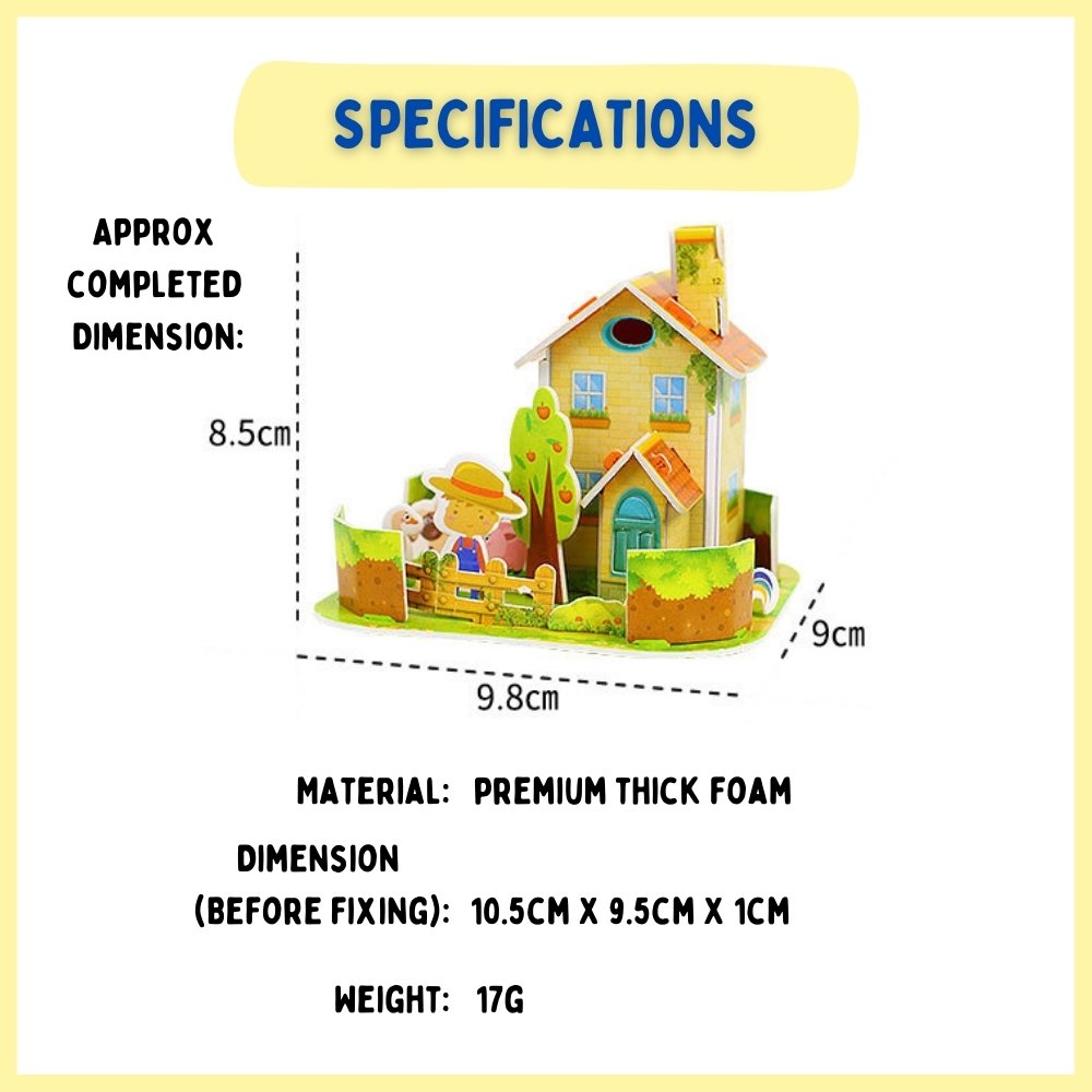 3D Puzzle House