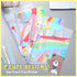 A4-sized clip files with cute bear designs