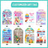 Customised gift tag for birthday