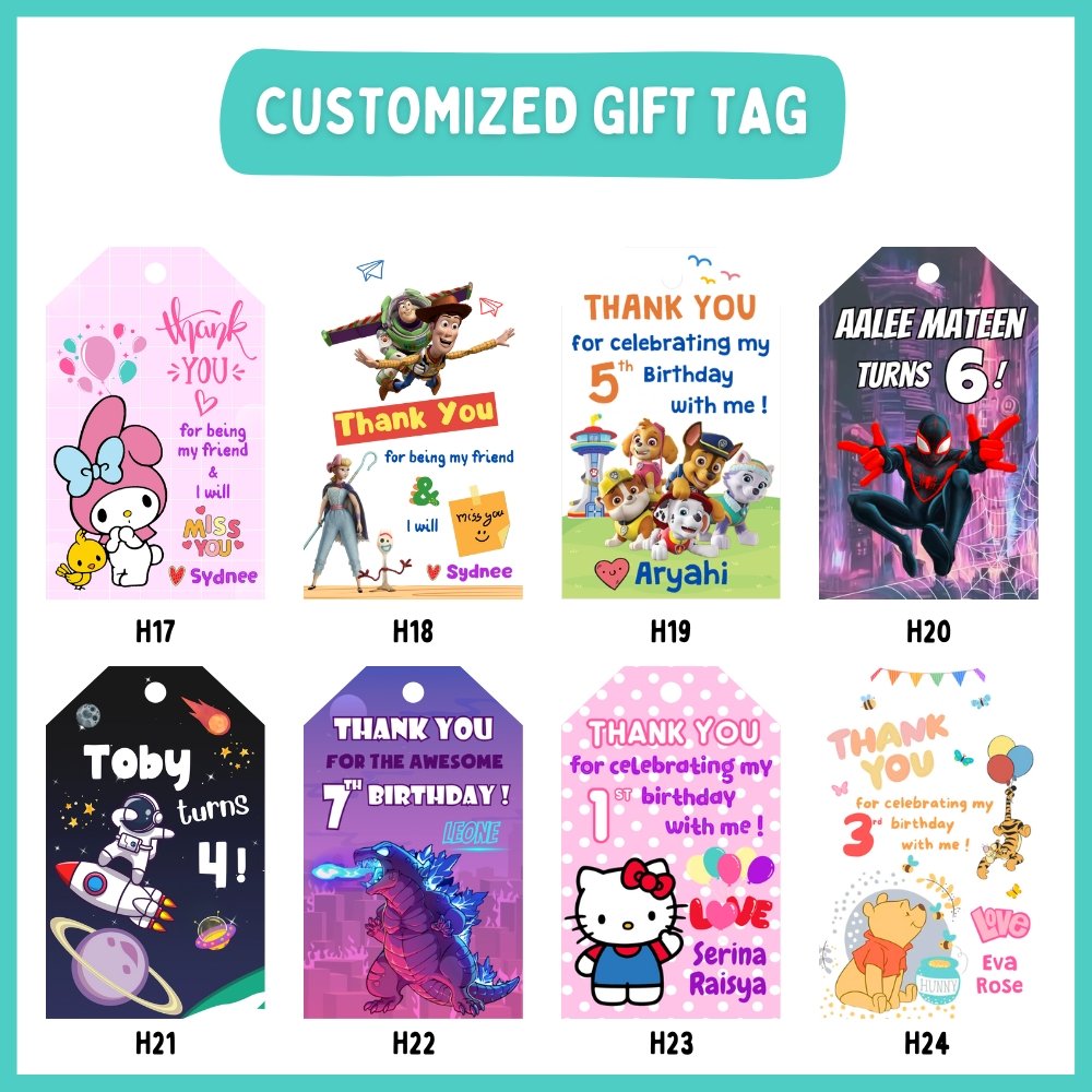 Birthday tag