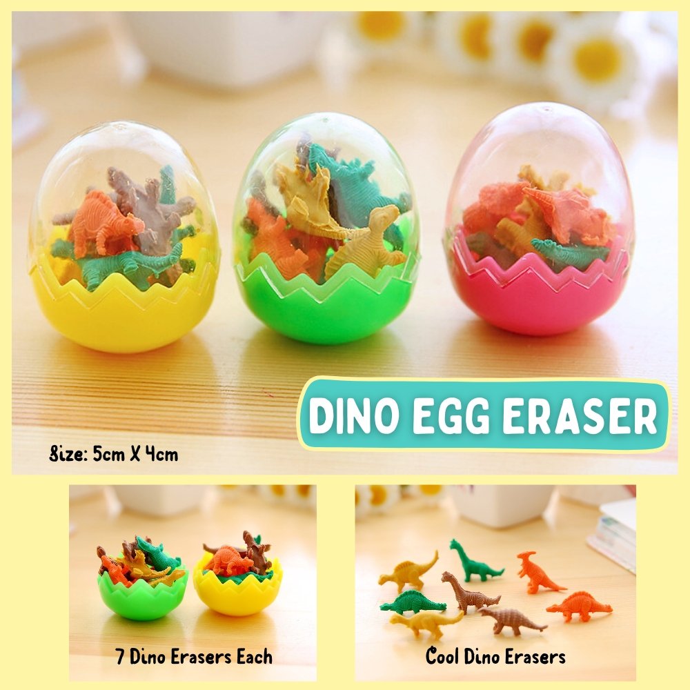 Cute Dinosaur Egg Eraser