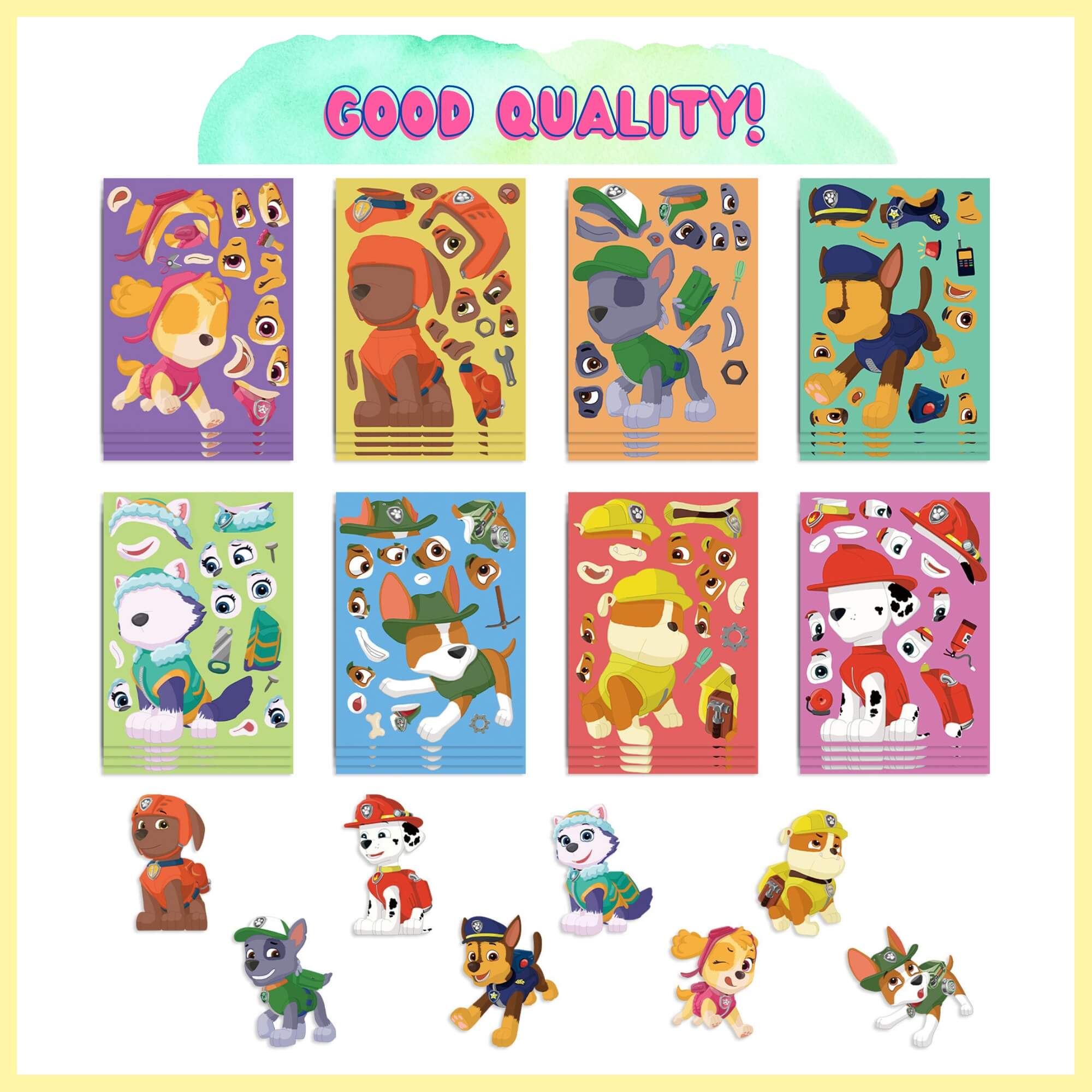 Paw Patrol Emotions Sticker (Set of 8)