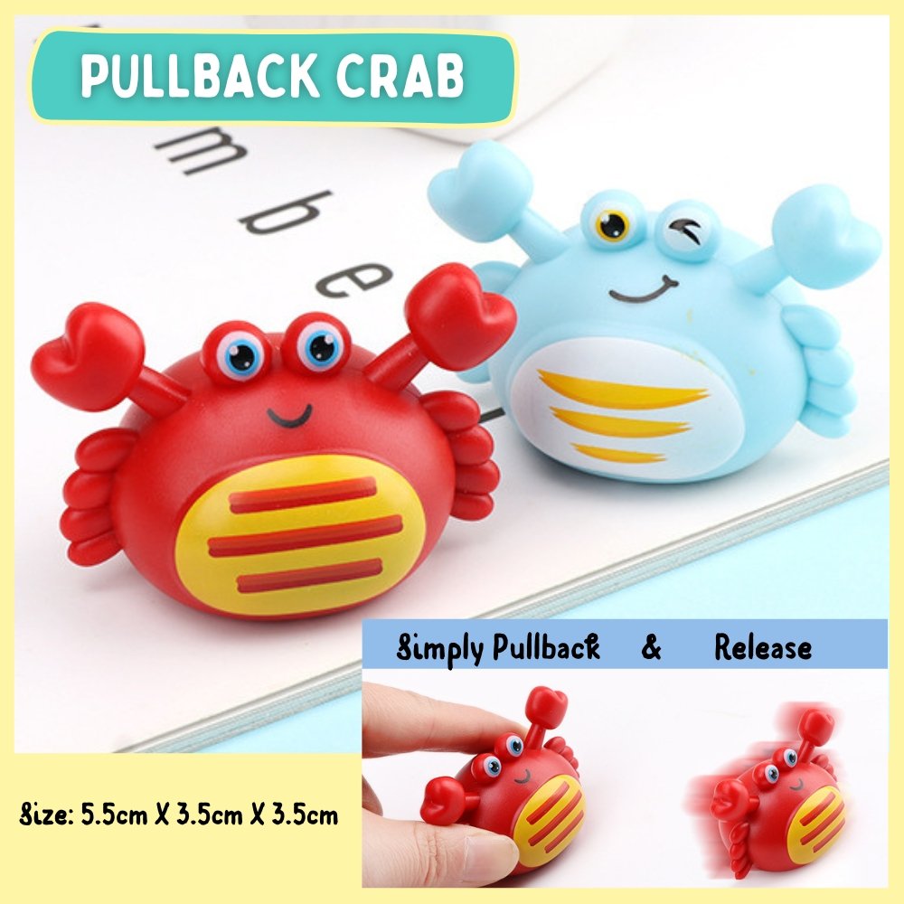 PullBack Crab Inertia Toy