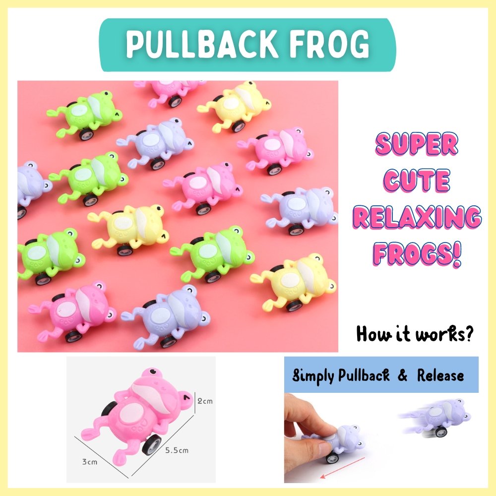 Pull Back Frog toy