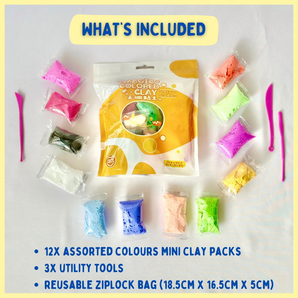 Sensory air clay kit