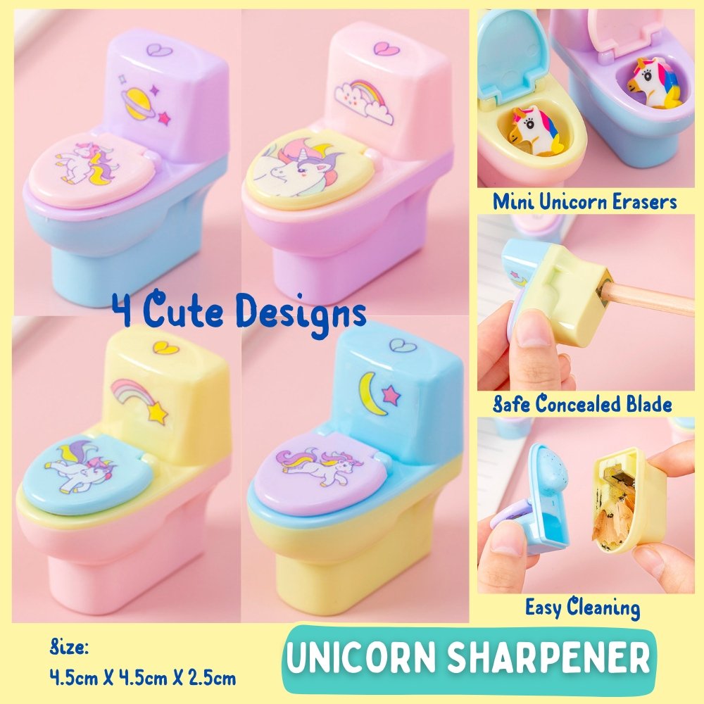 Unicorn Toilet design sharpener