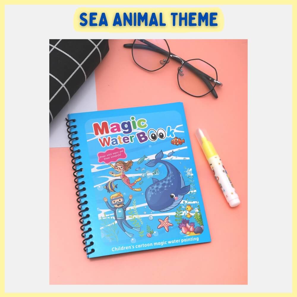 Magic Water Colouring Book