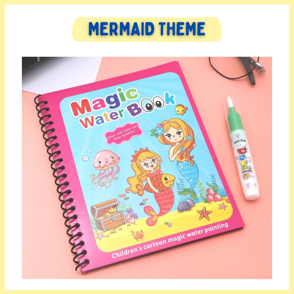 Magic Water Colouring Book