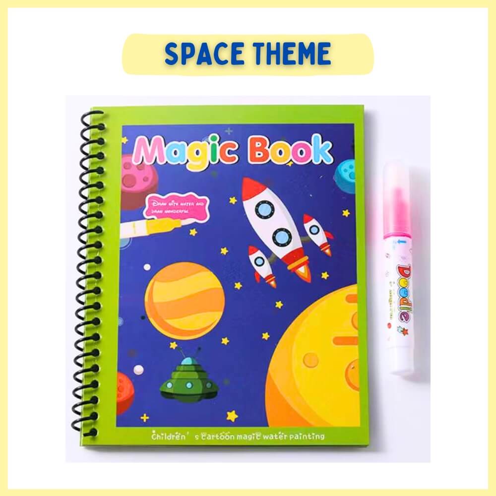 Magic Water Colouring Book