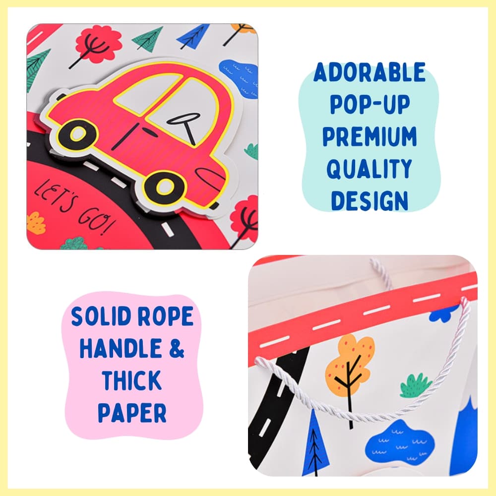 Vroom Vehicle Paper Bag (with Gift Tag Options)