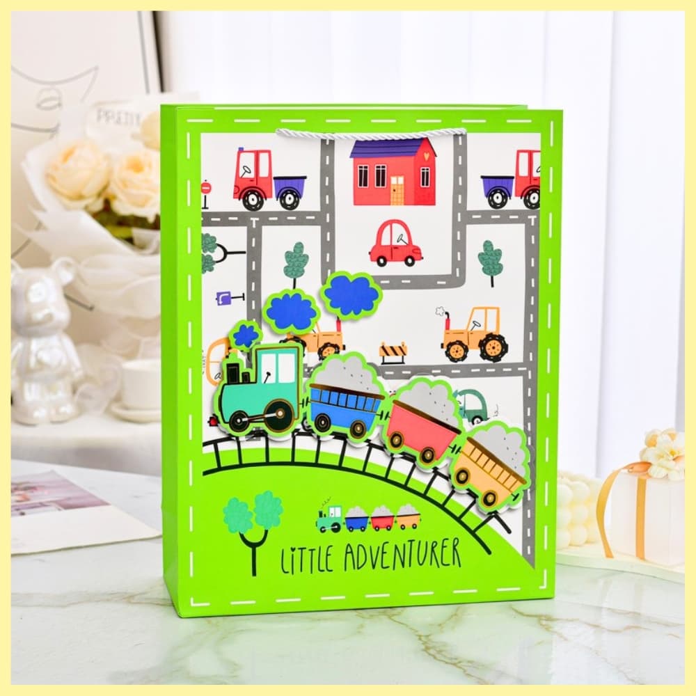 Vroom Vehicle Paper Bag (with Gift Tag Options)