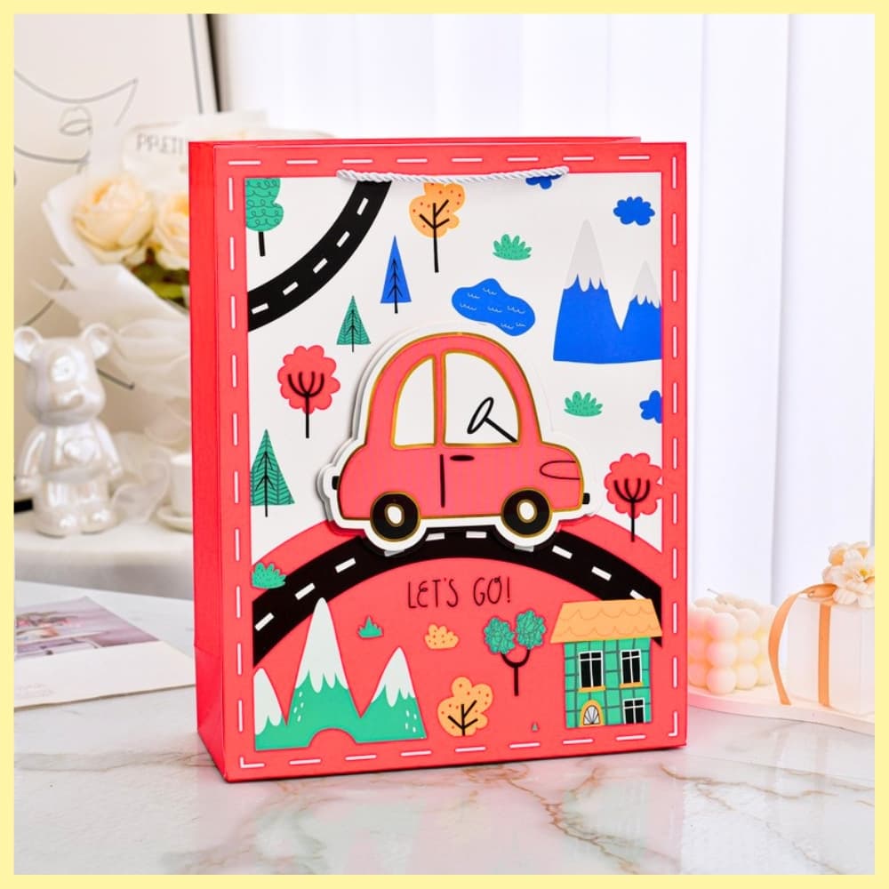 Vroom Vehicle Paper Bag (with Gift Tag Options)