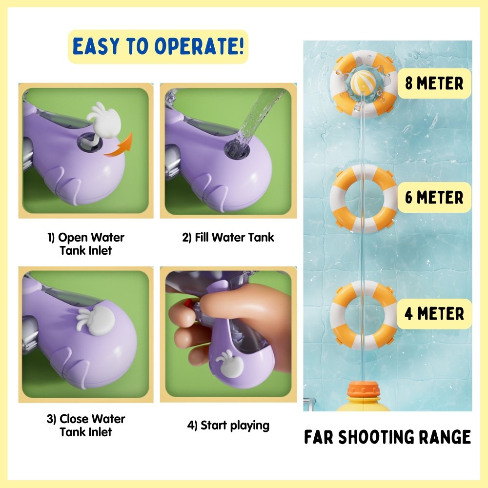 Bobble Head Water Gun Premium Goodie Bag