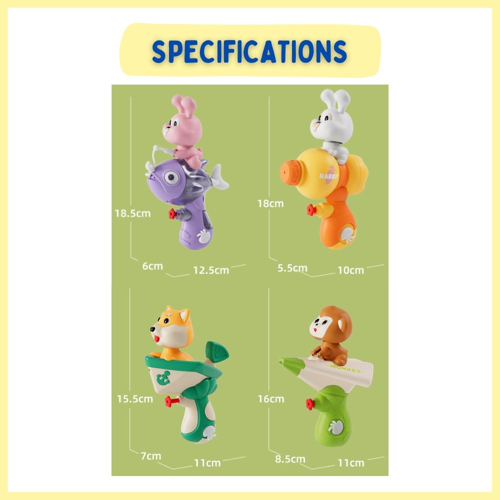 Bobble Head Water Gun Premium Goodie Bag