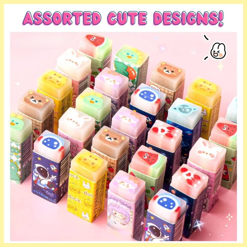 cartoon jelly eraser