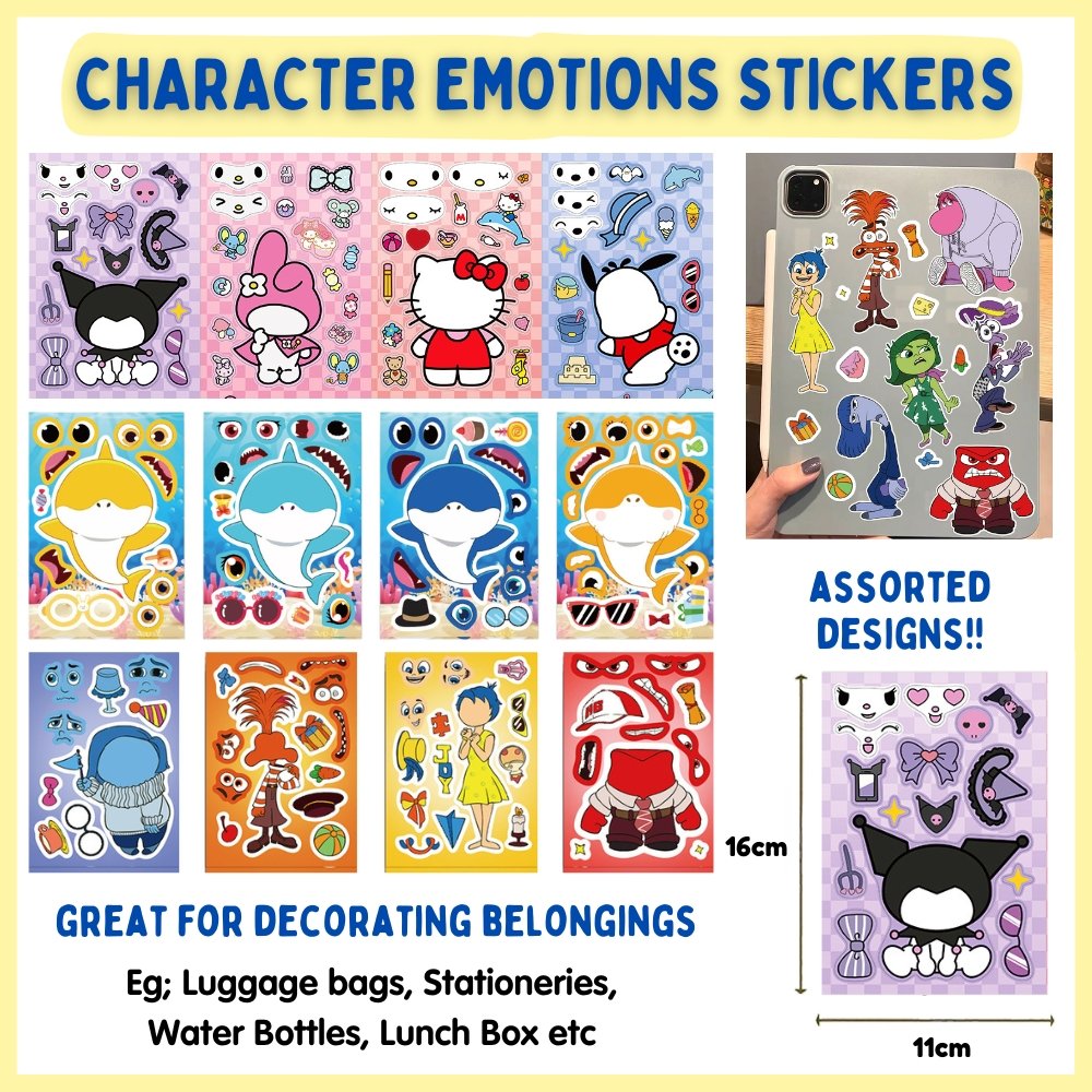 character emotions stickers