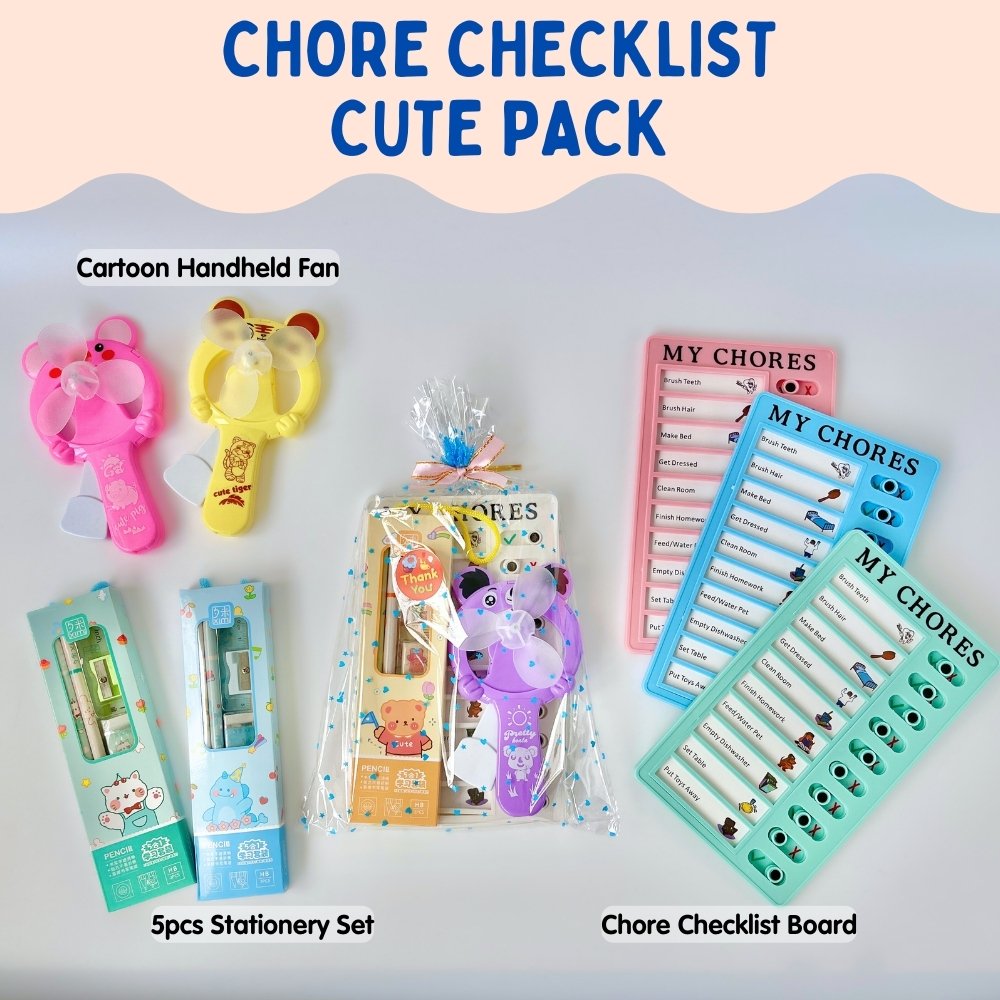 chore checklist cute packs