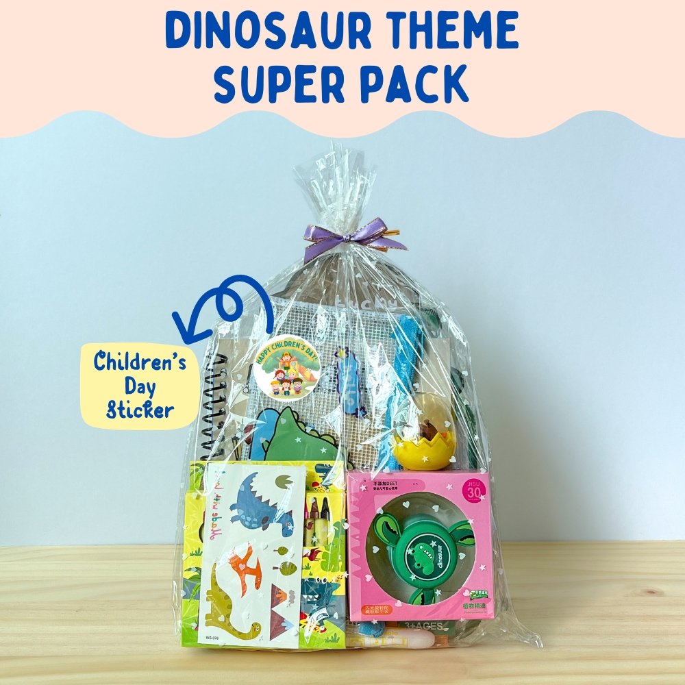 dinosaur theme kids super goodie bag
