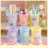 Cute multicolored plastic stationery holders with cartoon character designs