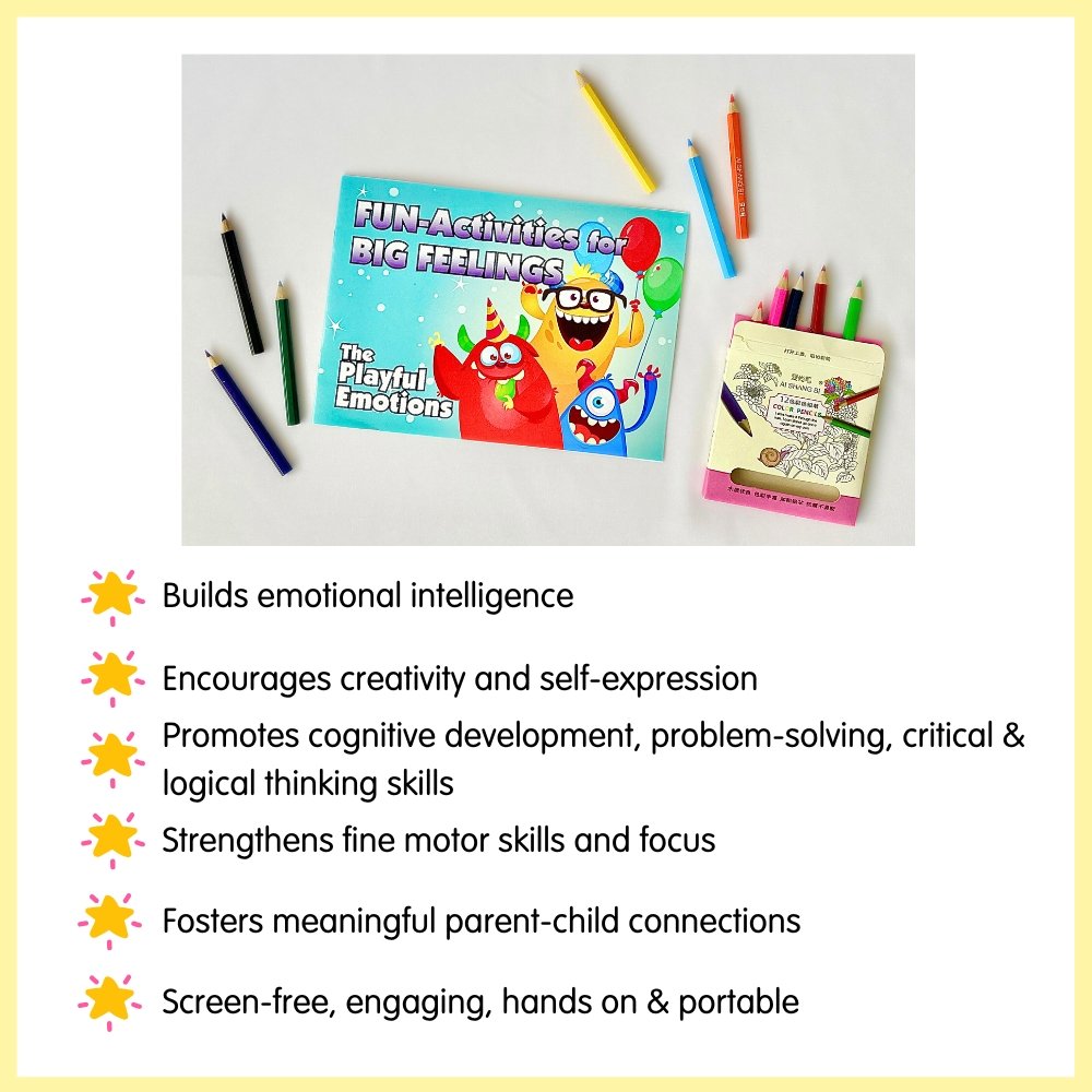 The Playful Emotions - Activity Book for Big Feelings