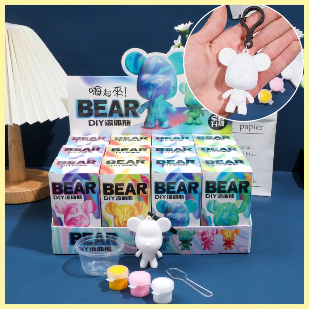 bear keychain painting kit