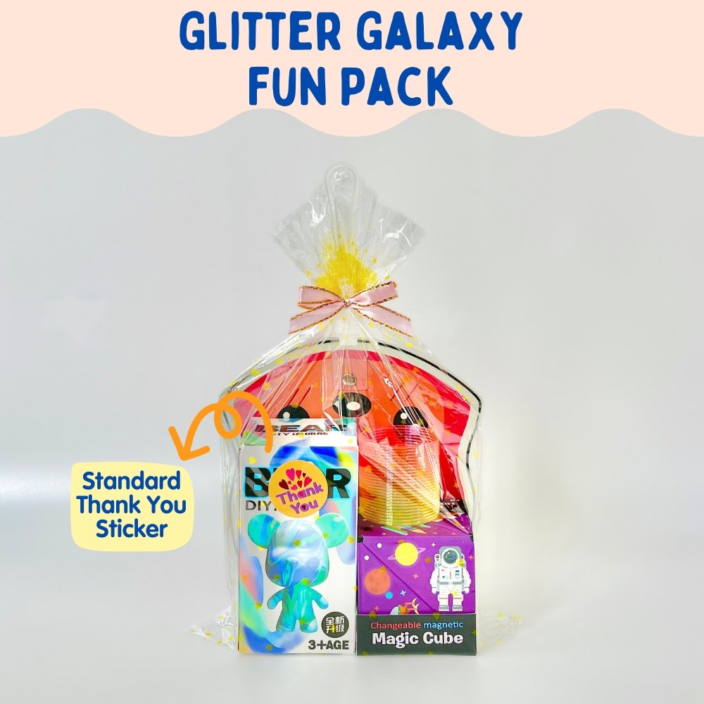 glitter galaxy goodie bag