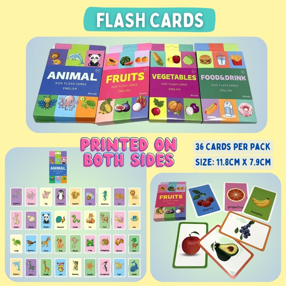 printed flash cards