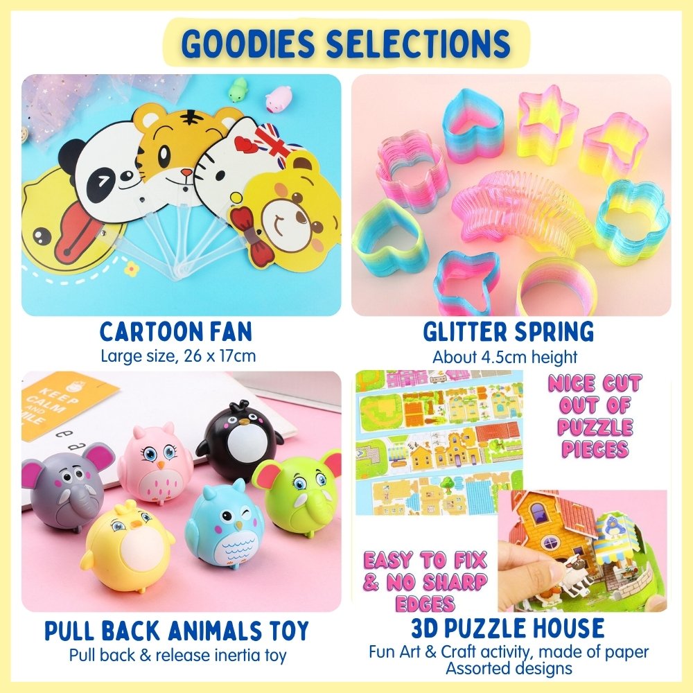 kids goodies bags selection