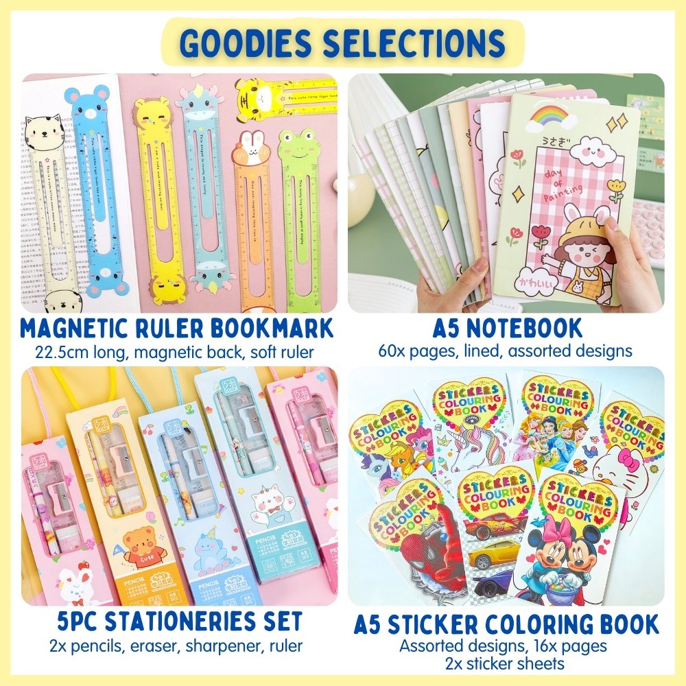 Goodies selection for goodies