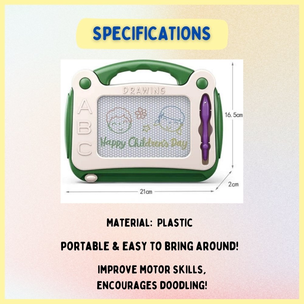 magnetic drawing board specifications
