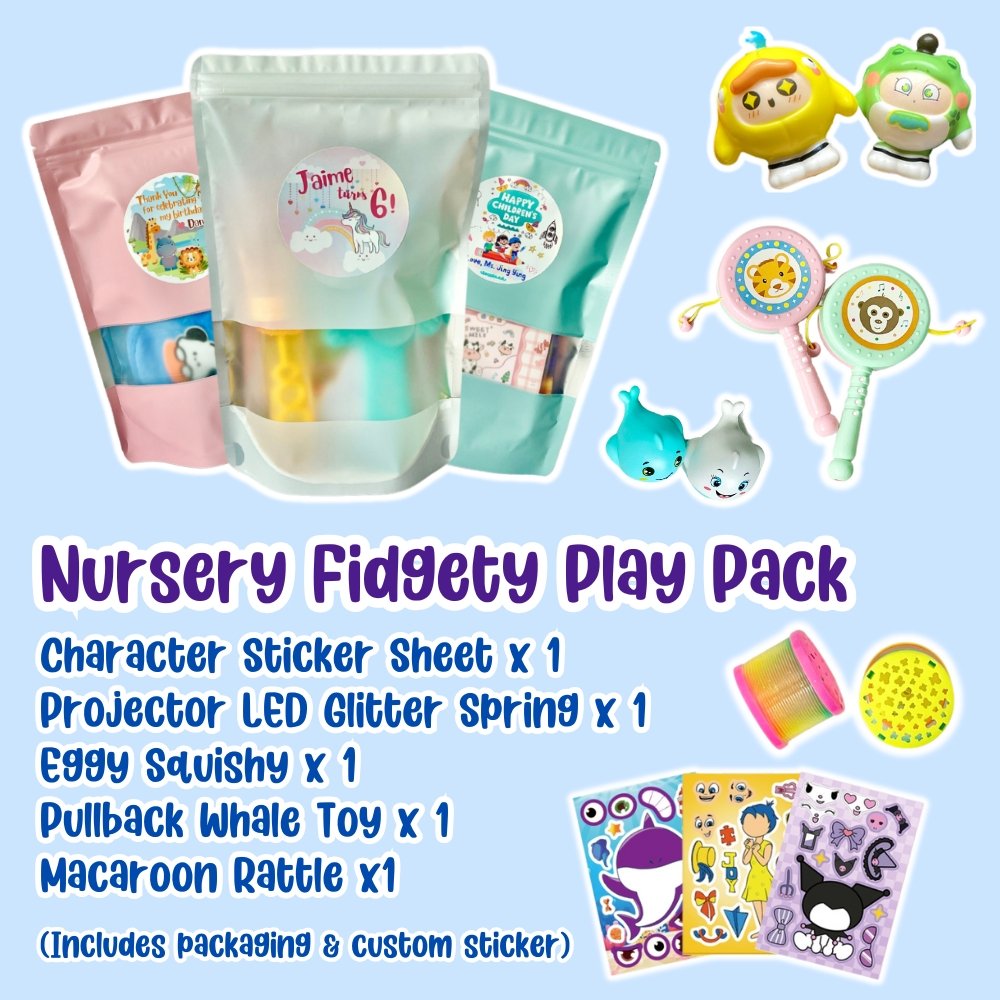 nursery fidgety play pack with toys