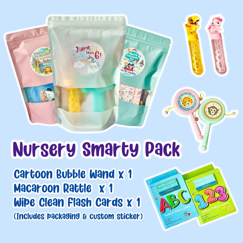 cute nursery smarty party packs