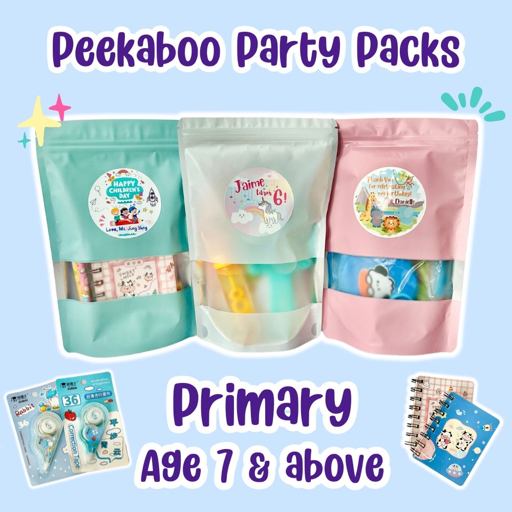 peekaboo party packs