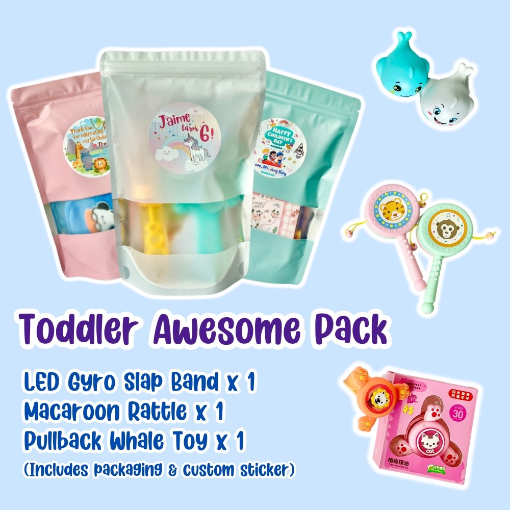 cute toddler awesome party packs