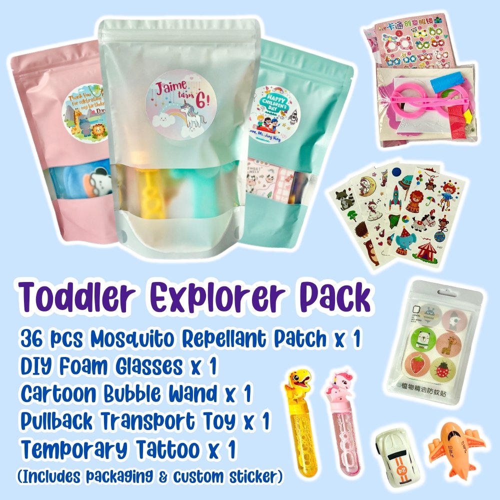 toddler explorer packs