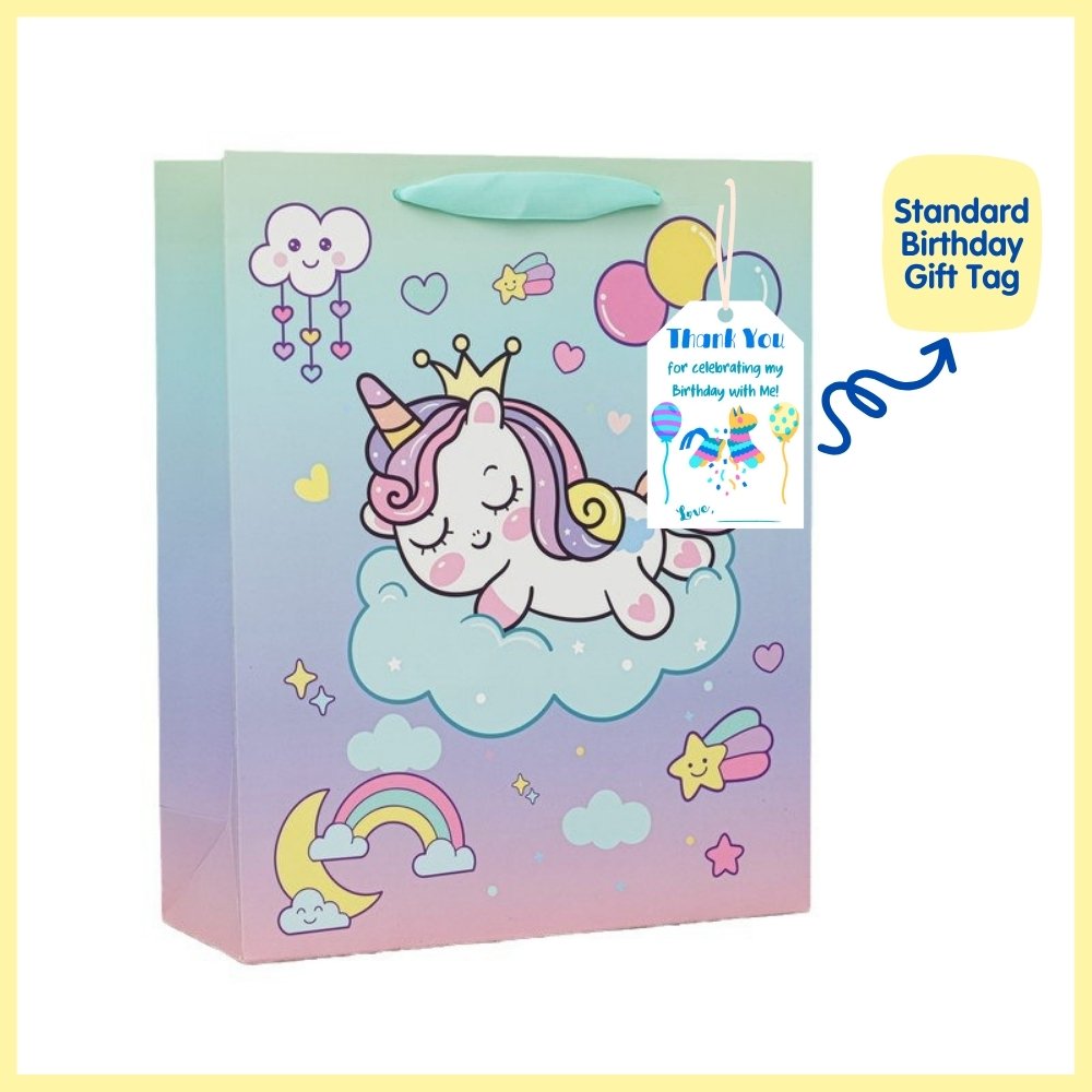 unicorn paper tag
