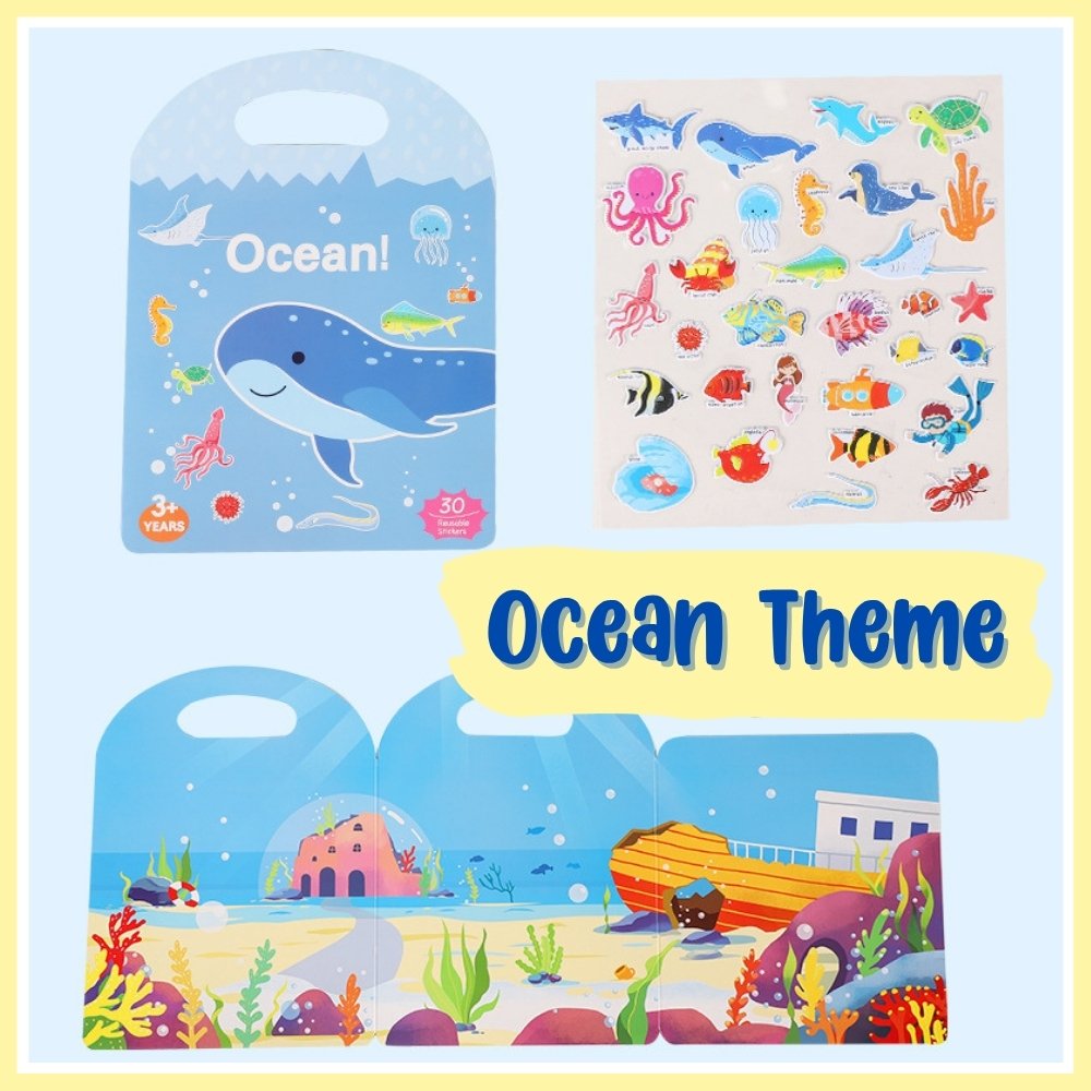 Reusable Jelly Sticker Play Kit