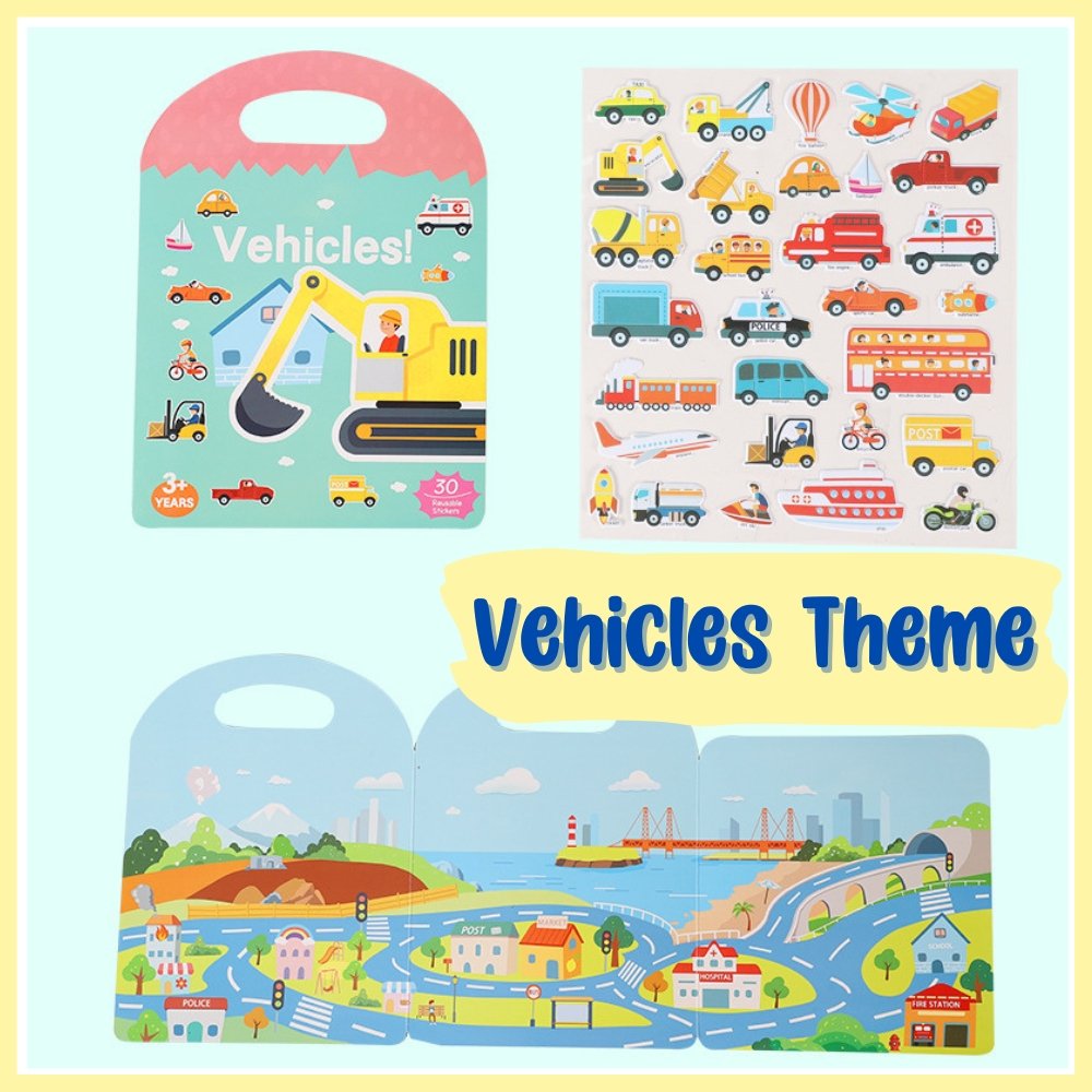 Reusable Jelly Sticker Play Kit