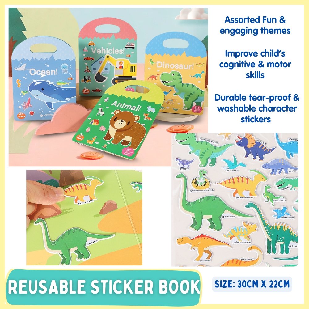 Reusable Jelly Sticker Play Kit
