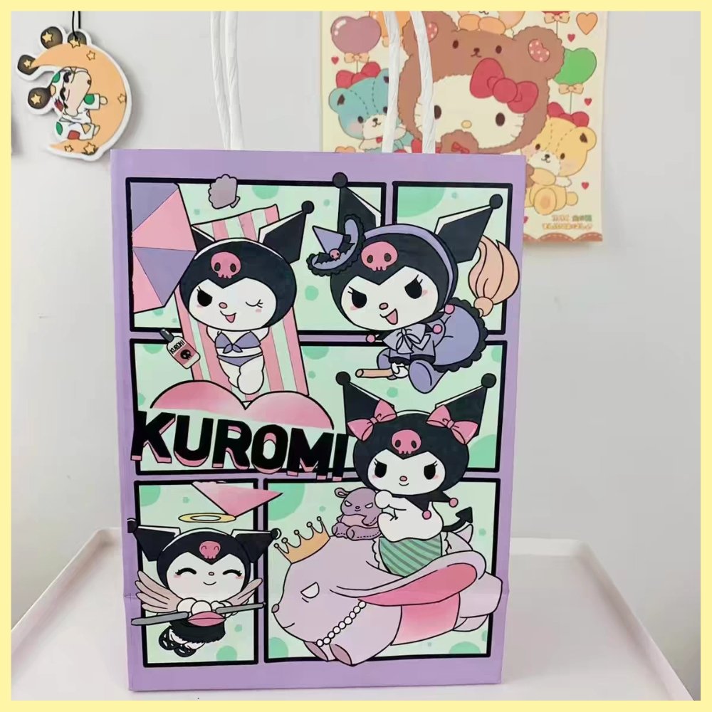 sanrio kuromi paper bag