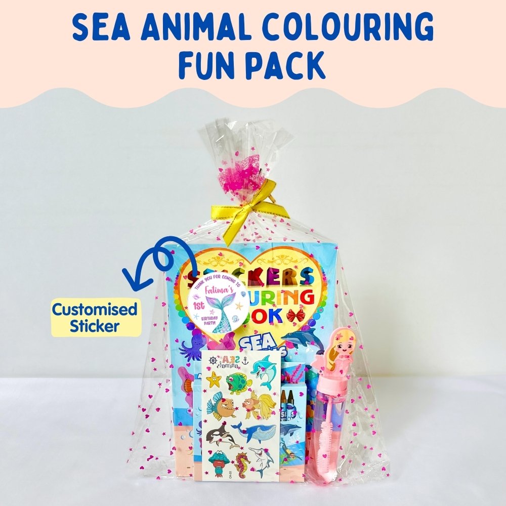 Sea Animal Colouring Fun Goodie Bag