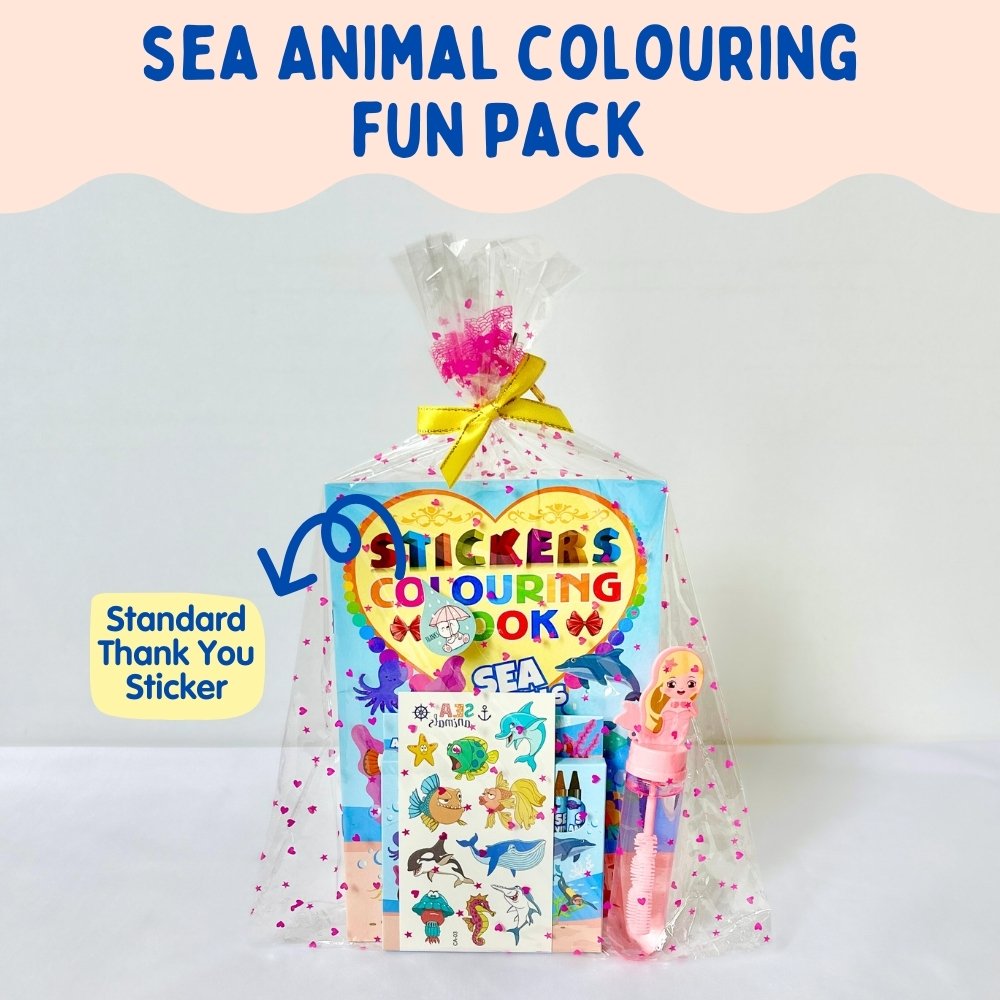 Sea Animal Colouring Fun Goodie Bag