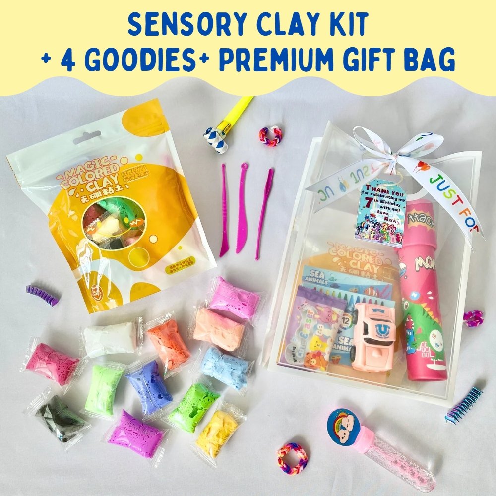 sensory clay kit with goodie bag