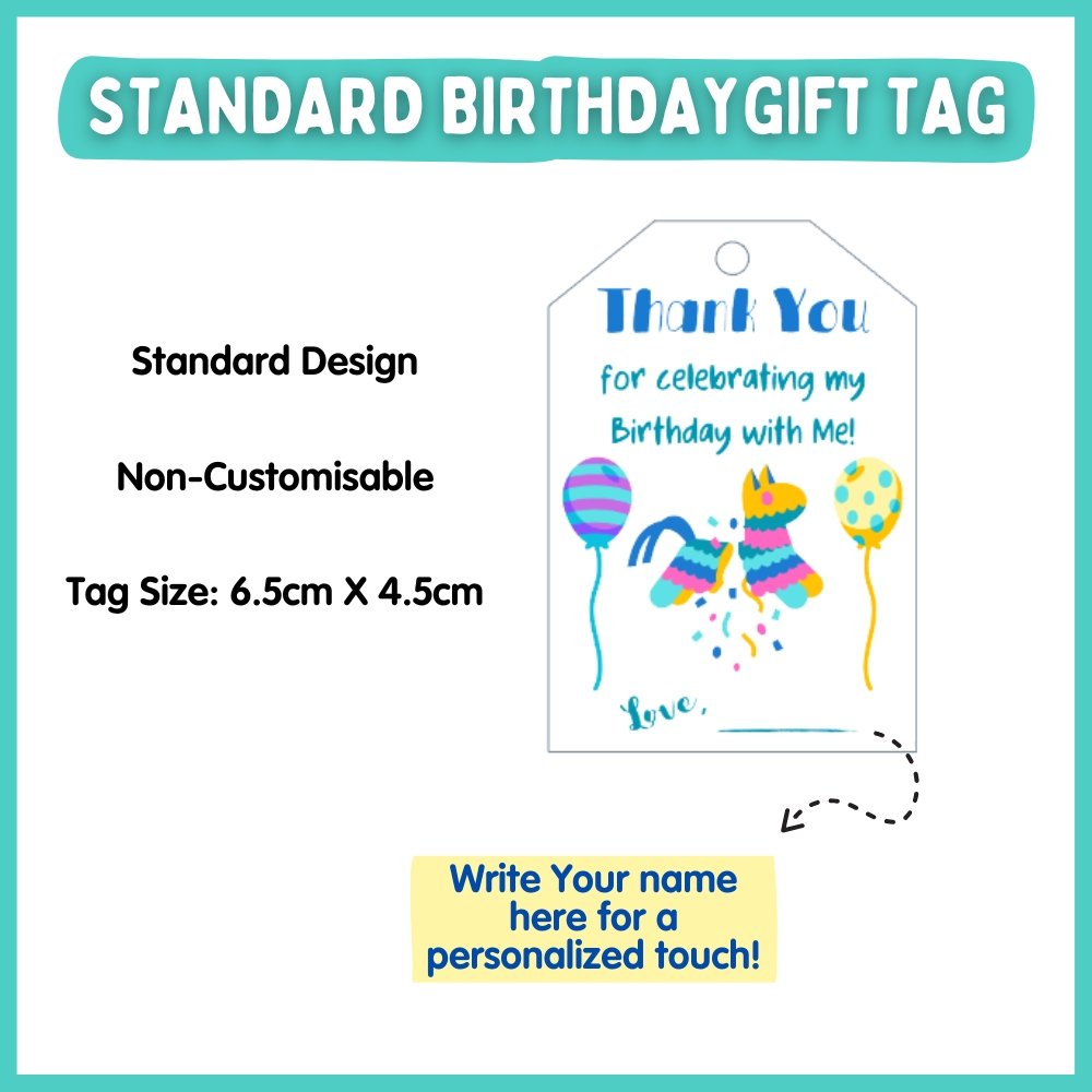 Std birthday tag