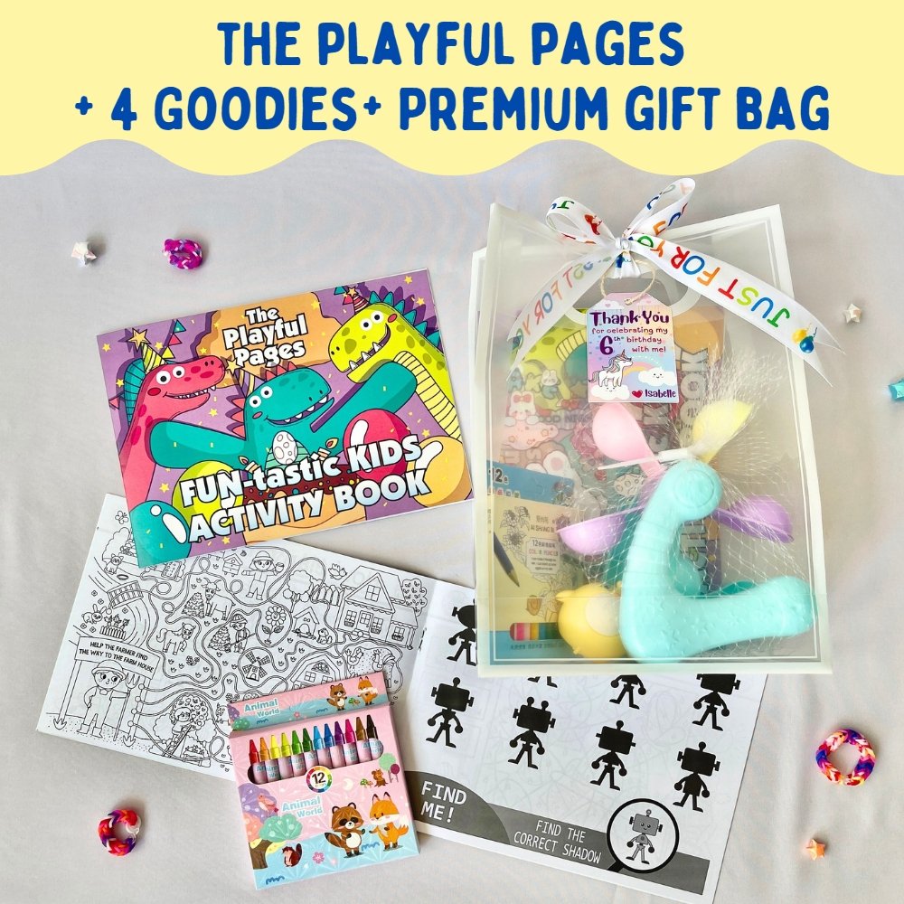 The Playful Pages Activity Book Premium Goodie Bag