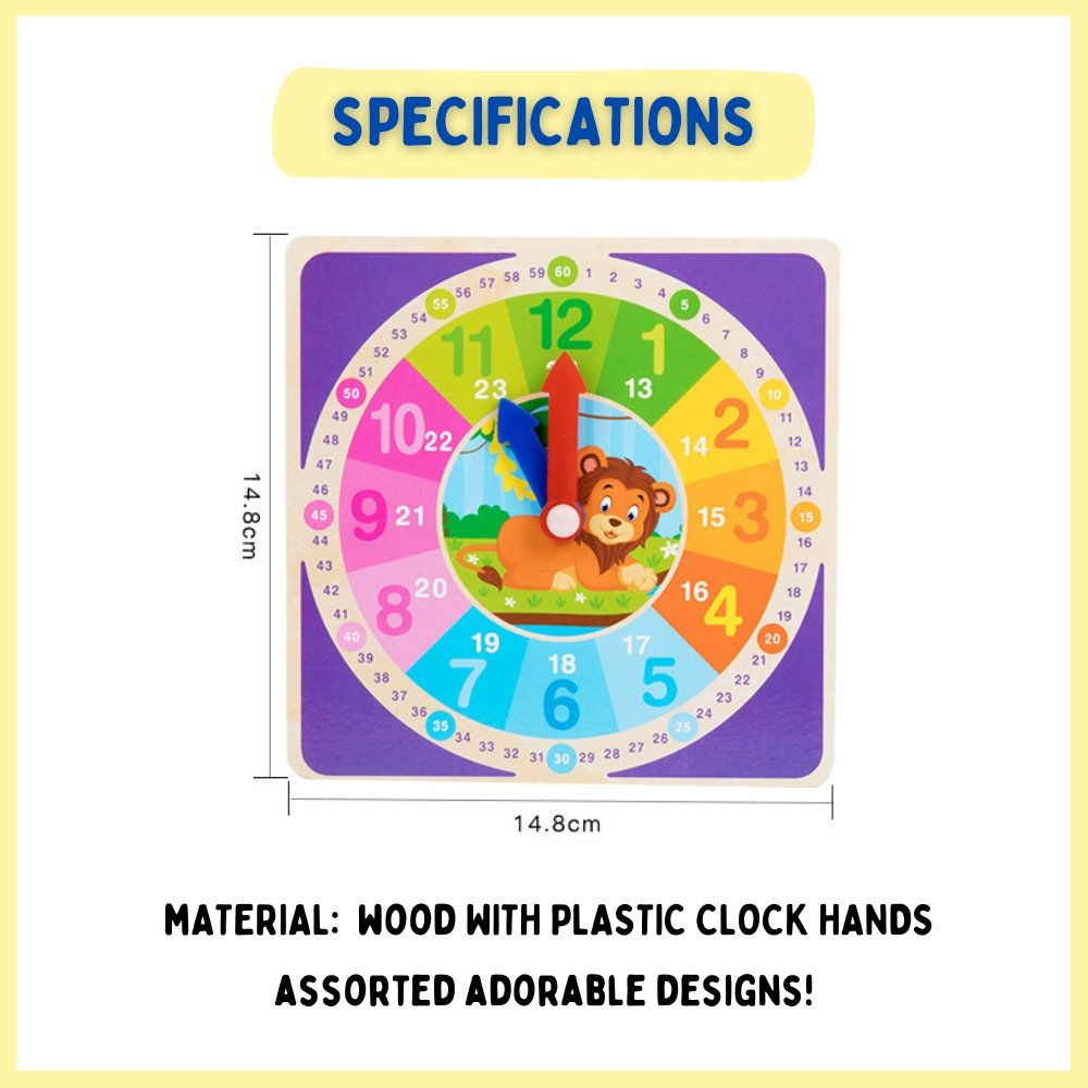 Wooden Learning Clock