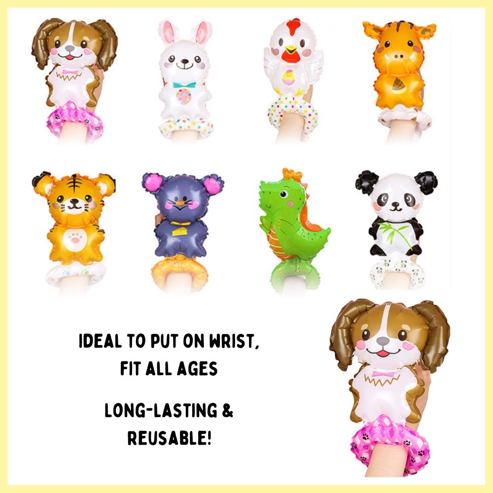 animal design wrist balloons