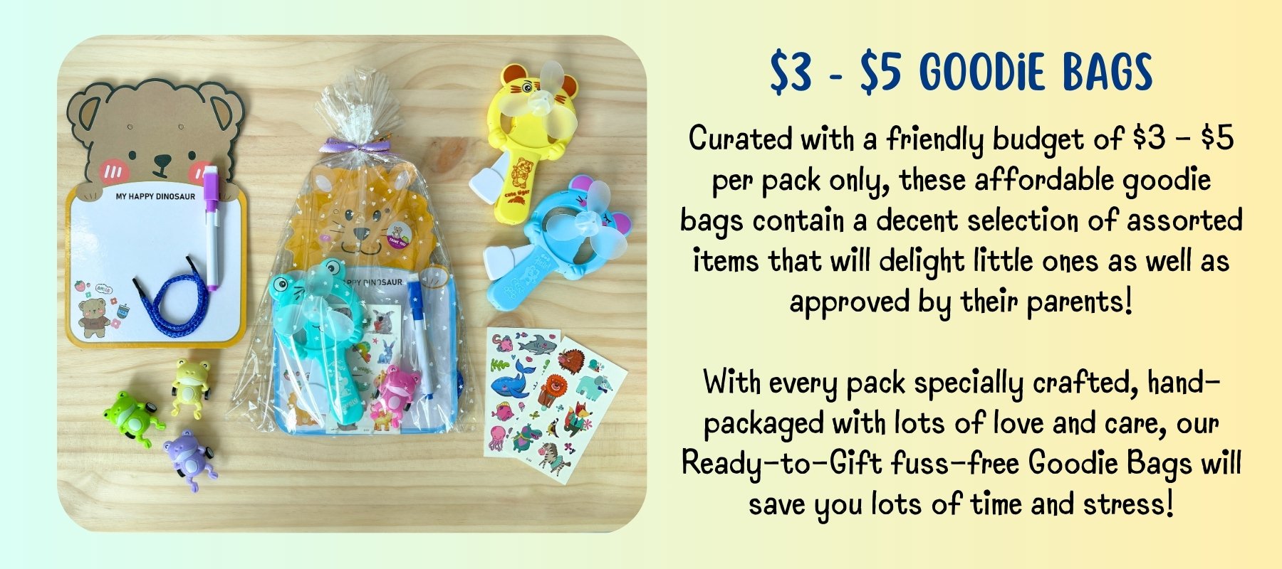 $3-5 kids goodie bags collection-Bash Party Store