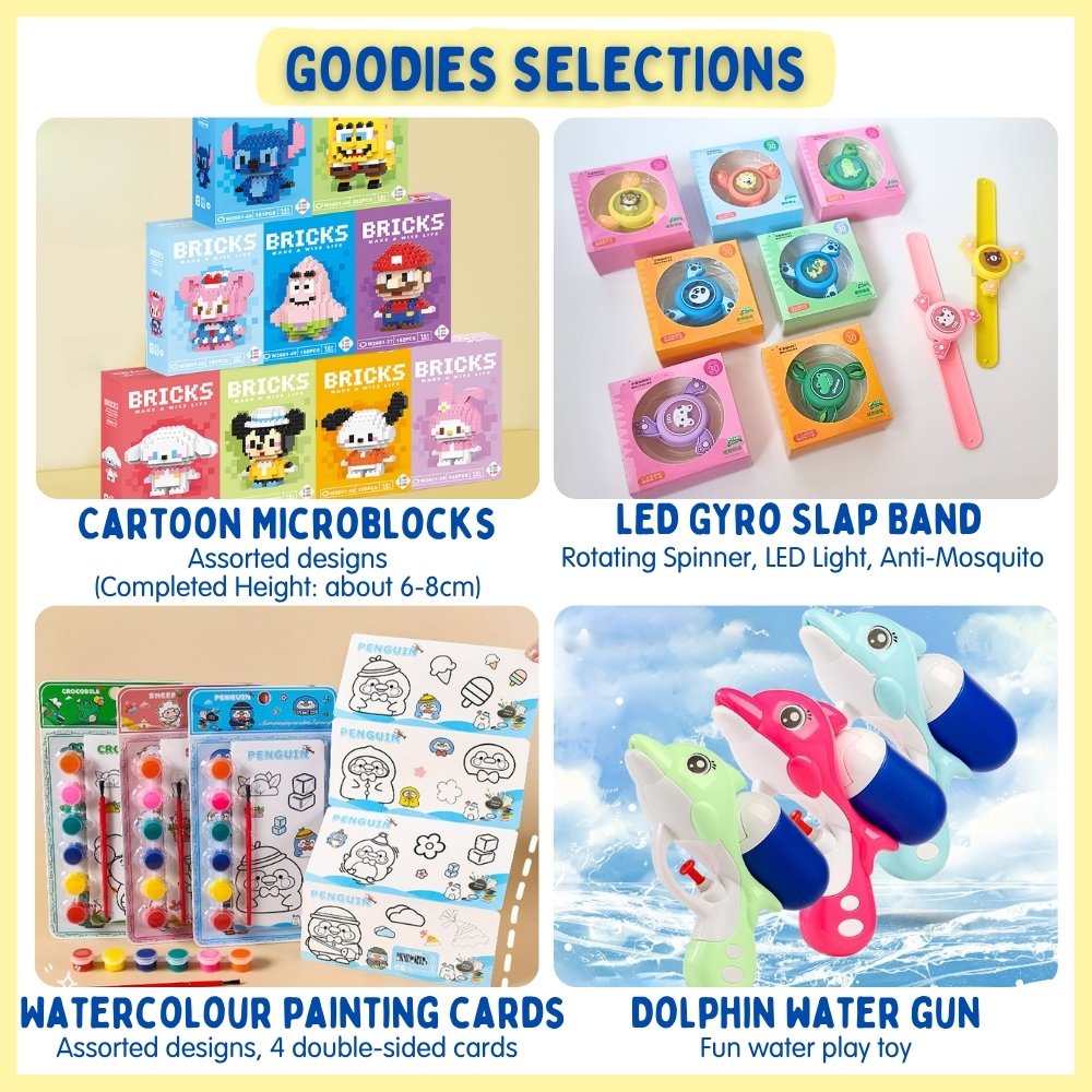 Bobble Head Water Gun Premium Goodie Bag